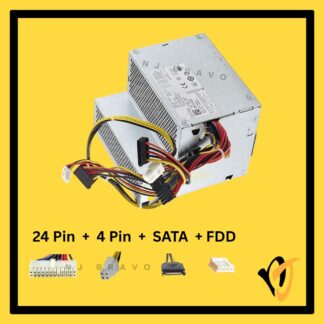 Dell 255W PSU T164M OptiPlex 755 760 780 960 980 DT 24+4P SATA FDD