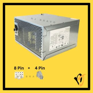 Dell 290W PSU RVTHD N0KPM OptiPlex 3020/7020/9020 MT, PowerEdge T20/T30/T130, Precision T3620/T1700 (8+4P)