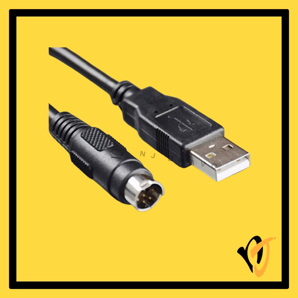 Delta USB-ACAB230 USB to MD8 DVP PLC Programming Cable 3M