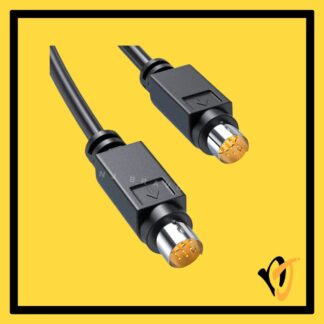 PLC MD8M to MD8M Extension Communication Cable Mini-DIN 8-Pin Both Ends 2M
