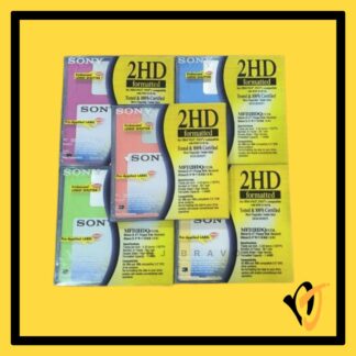 Sony MFD-2HD 1.44MB Color 3.5 Inch Floppy Disk - New Sealed