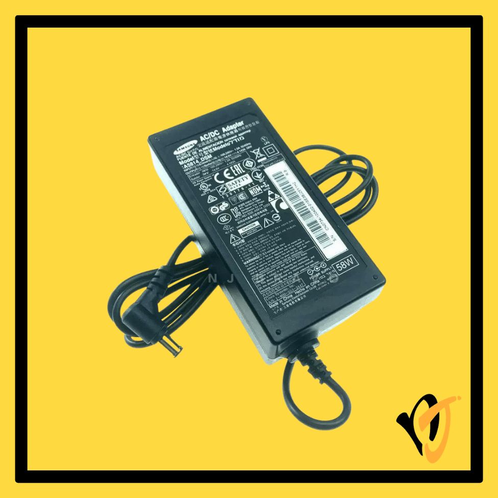 Samsung Monitor Adaptor 14V 4.143A 58W 6.5x4.4mm A5814DSM Curved