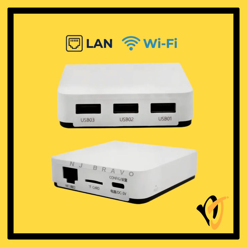 NP332NW Wireless 3-Port USB Print Server — TCP/IP / Wi-Fi / LAN