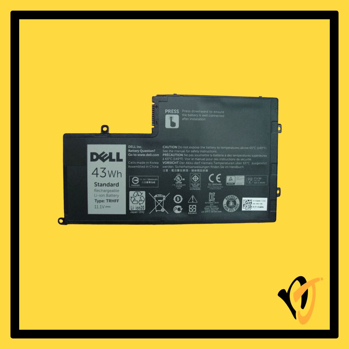 Dell Battery TRHFF 43Wh | 0PD19 / 7P3X9