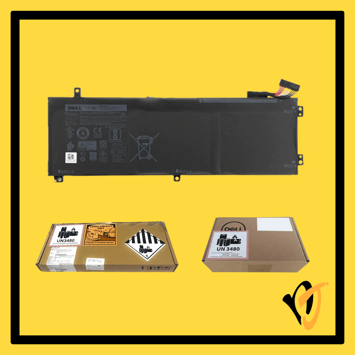 Dell Battery H5H20 56Wh | 0H5H20 / DVG8M
