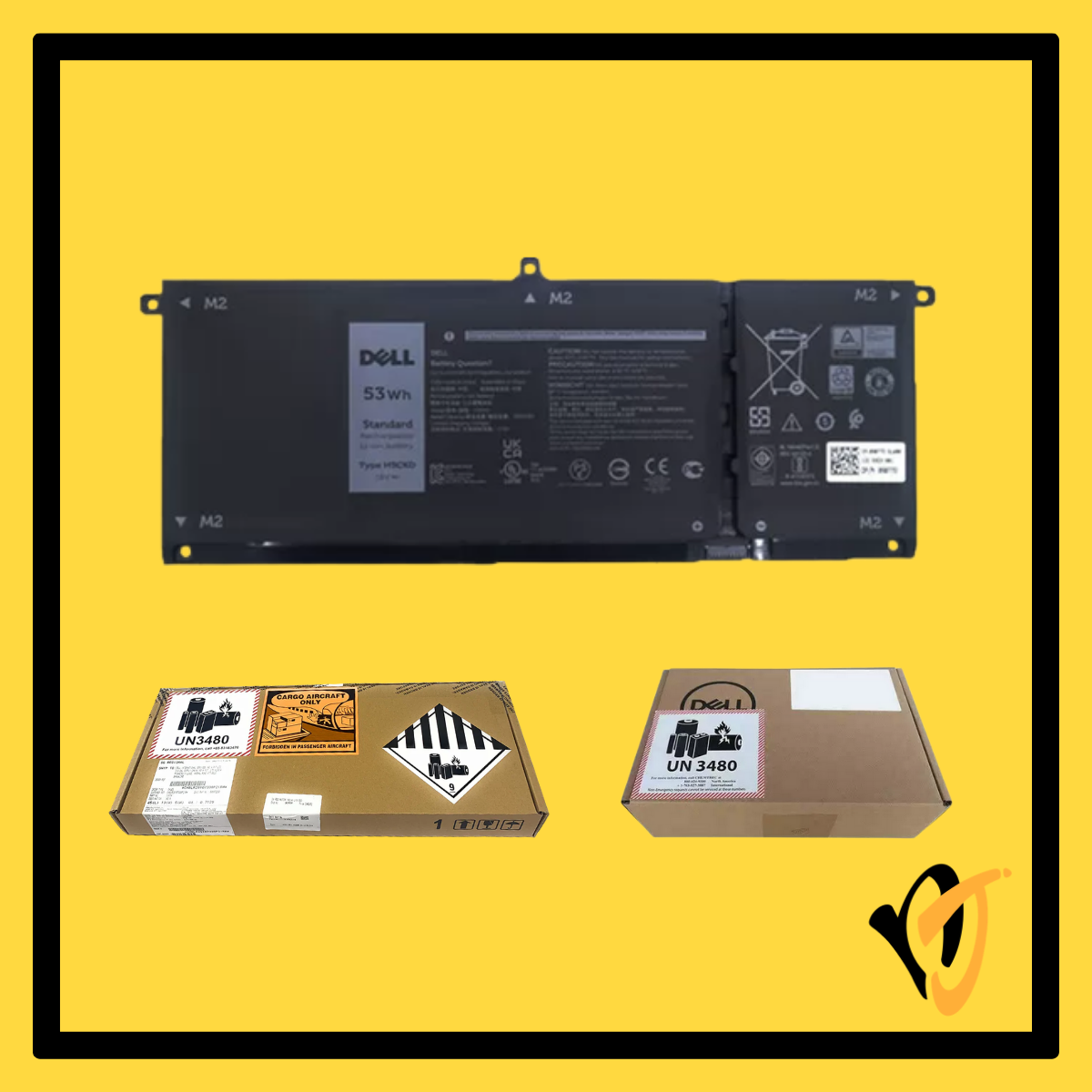 Dell Battery H5CKD 53Wh | TXD03 / 0H5CKD
