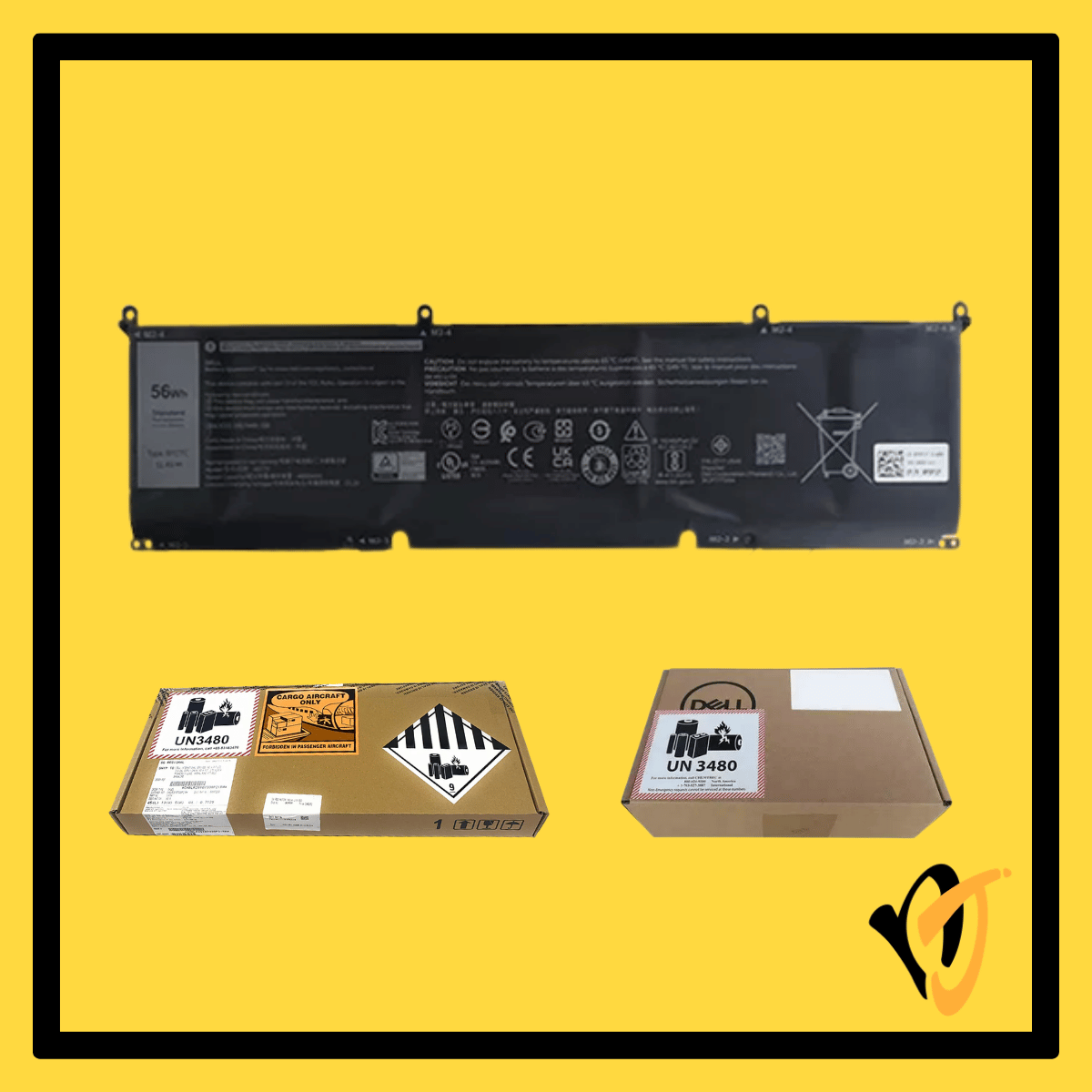 Dell Battery 8FCTC 56Wh | DVG8M / 0DVG8M
