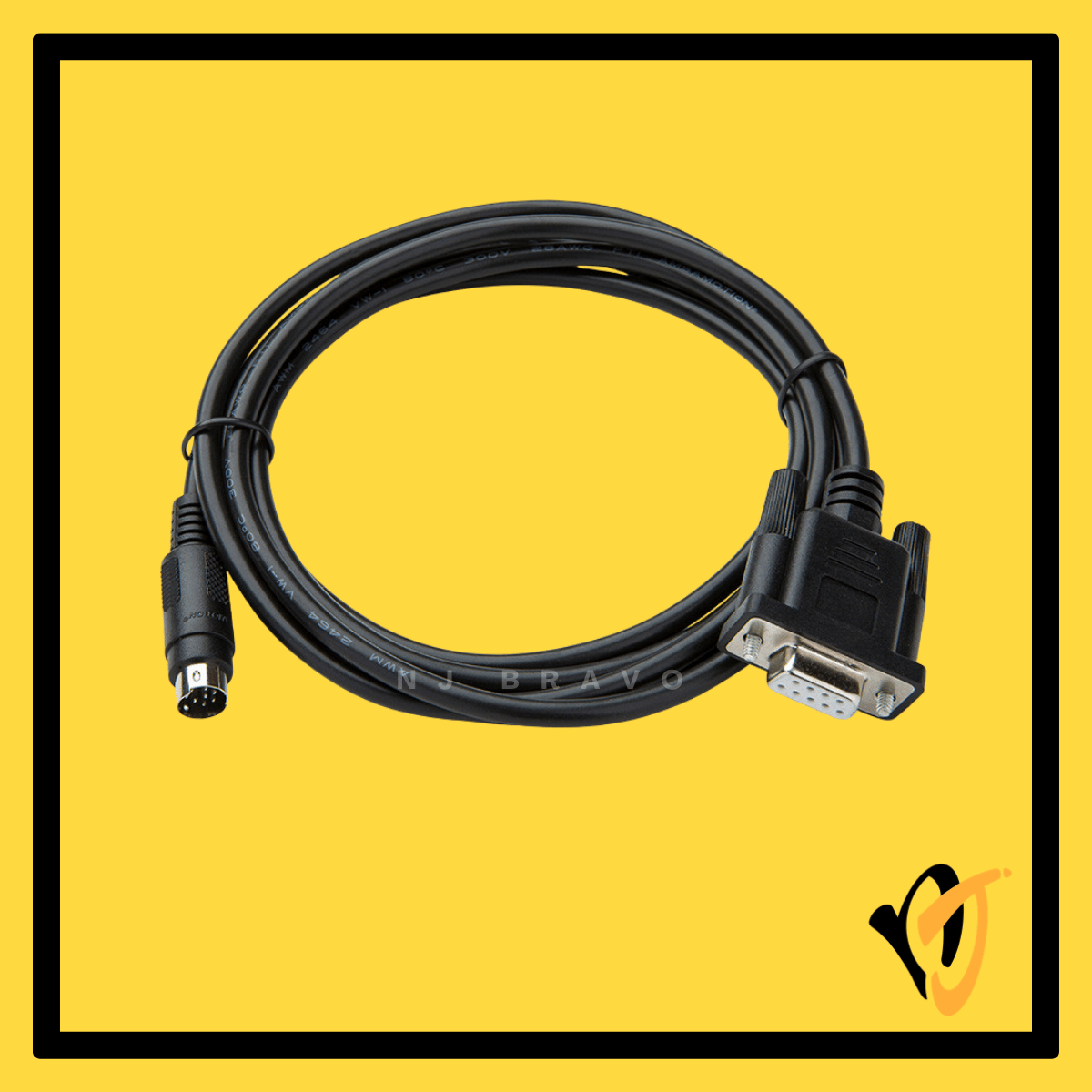 Pro-face GP3000 HMI to Mitsubishi FX PLC Cable CA3-CBLFX DB9M-MD8 3M