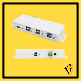 Exsys 7 Port USB 3.2 Industrial USB Hub EX-1189HMVS-3W