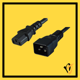 IEC C13 to C20 power cord 1.5mm2 1.8M