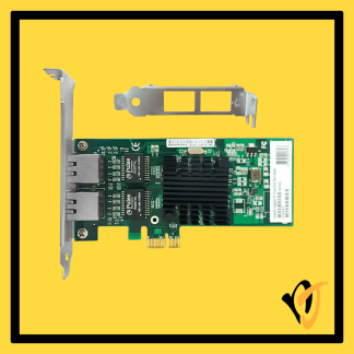 Intel E1G42ET chipset PCIe x1 dual port Gigabit network card with low profile bracket