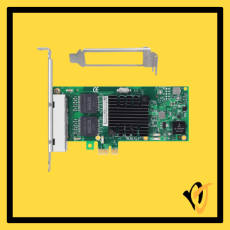 Intel I350-T4 chipset PCIe x1 quad port Gigabit network card with low profile bracket