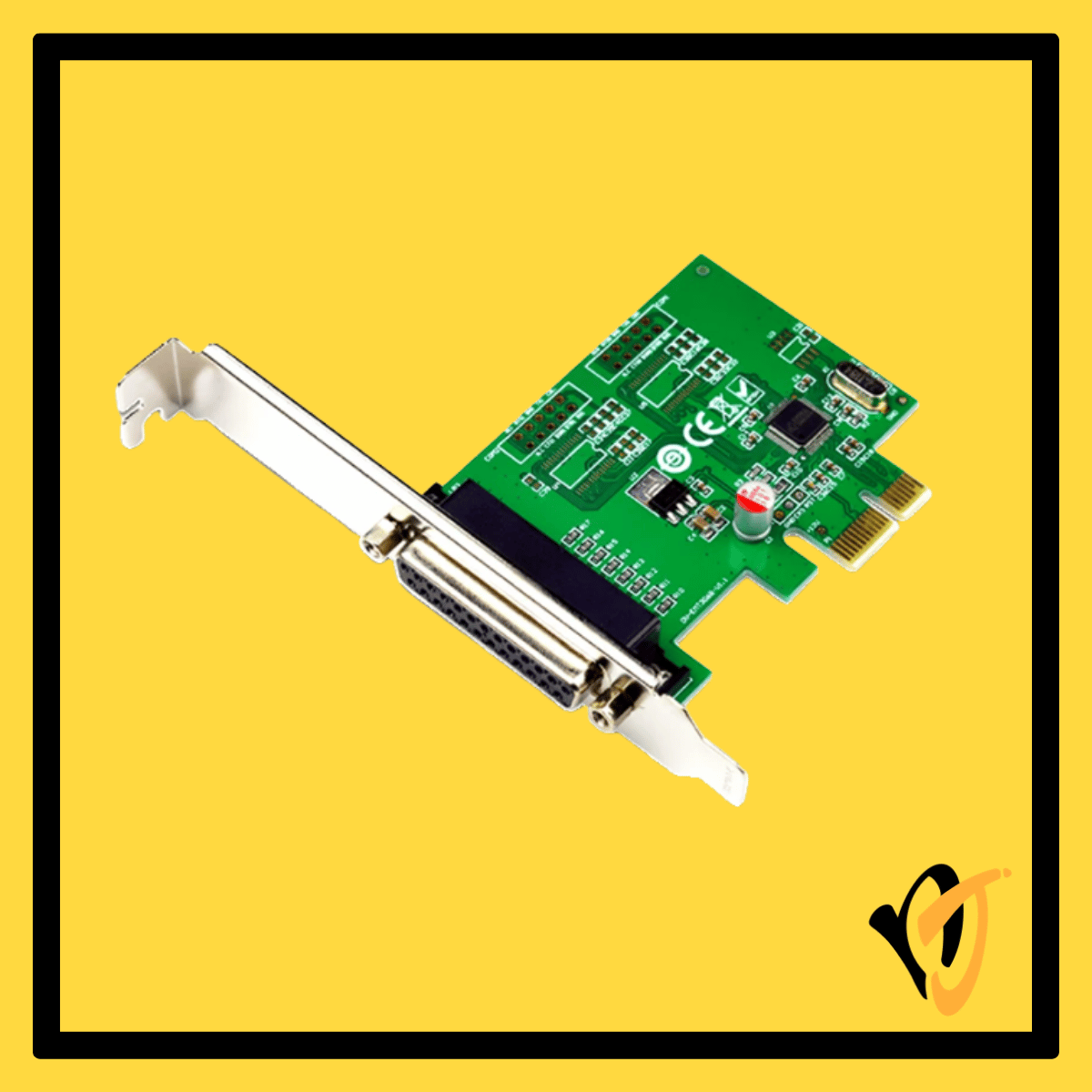 SYBA E1-PCE382-1P PCIe 1 port DB25 parallel LPT card with low profile bracket