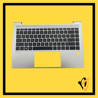 HP ProBook 440 445 G9 palmrest N01287-001 with backlit keyboard, top view